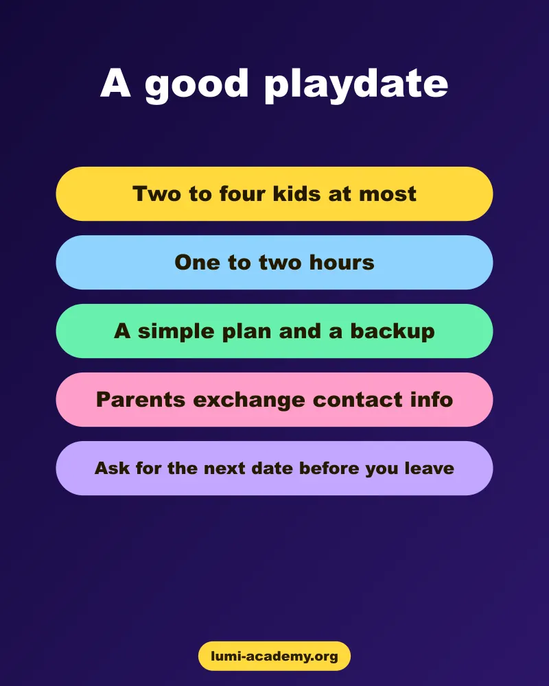 Five tips for a successful homeschool playdate